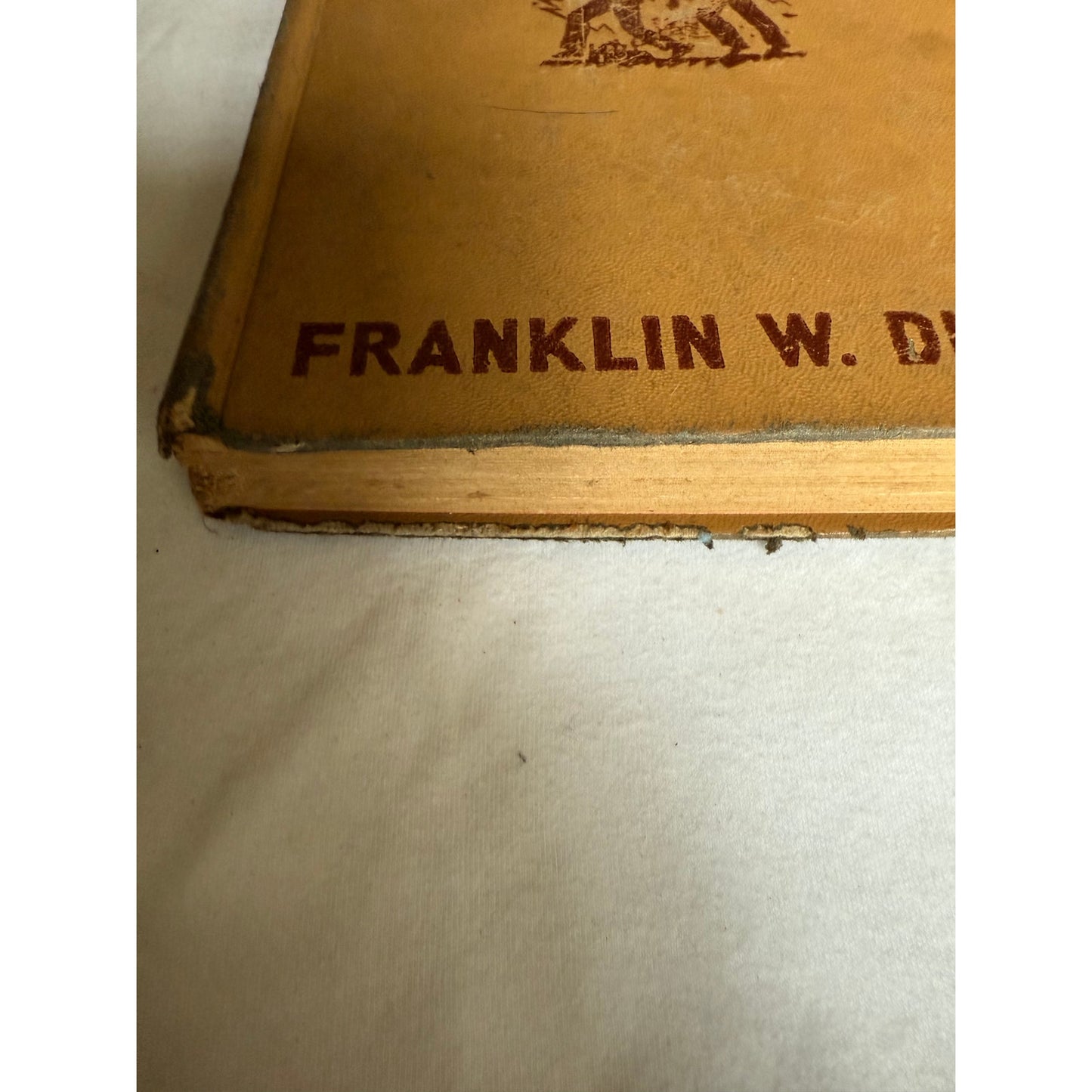 The Hardy Boys - Hunting for Hidden Gold - Franklin W. Dixon 1928 Tan Hardcover