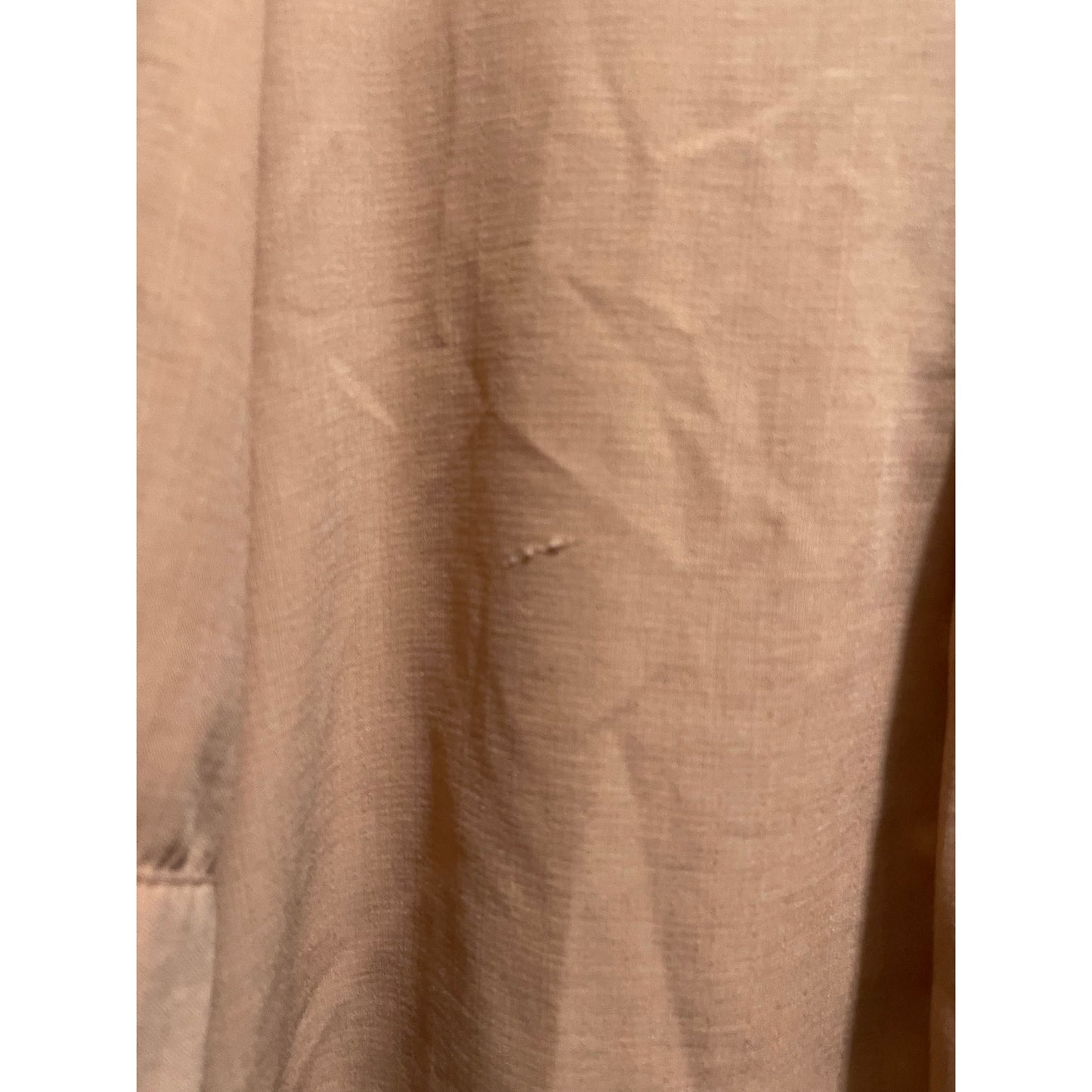 Hyfve Size Small Terracotta Brown Long Sleeve Collared Blouse