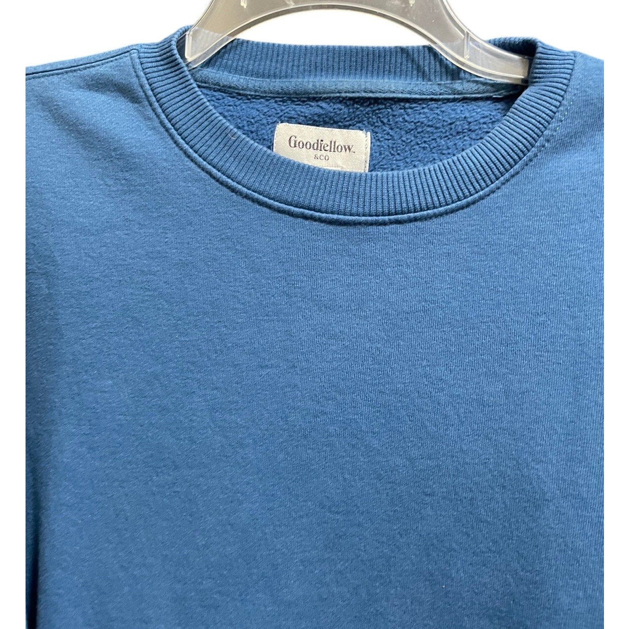 Goodfellow Blue Basic Crewneck Sweatshirt - Men's Size Small