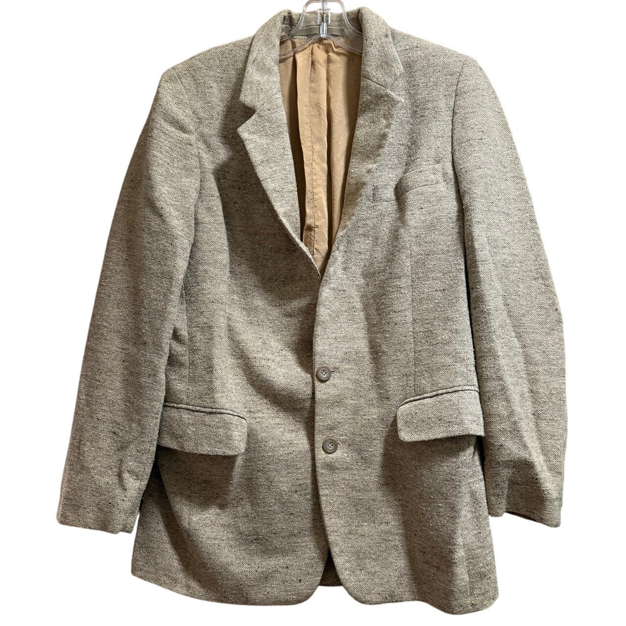 Vintage Calvin Klein Cream Tweed Blazer Classic Sport Coat