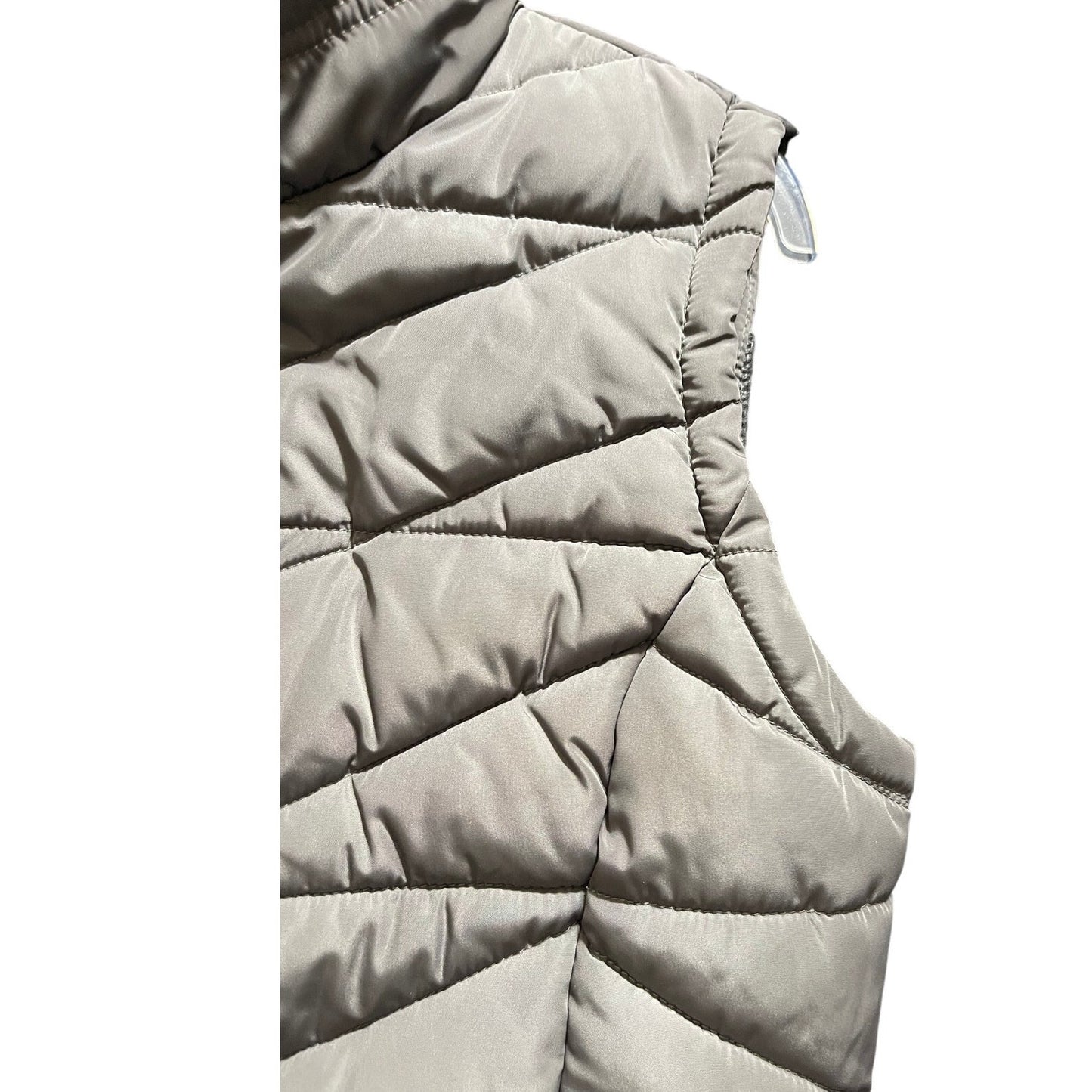 Marc New York Performance Gray / Greenish Puffer Vest - Women's Medium