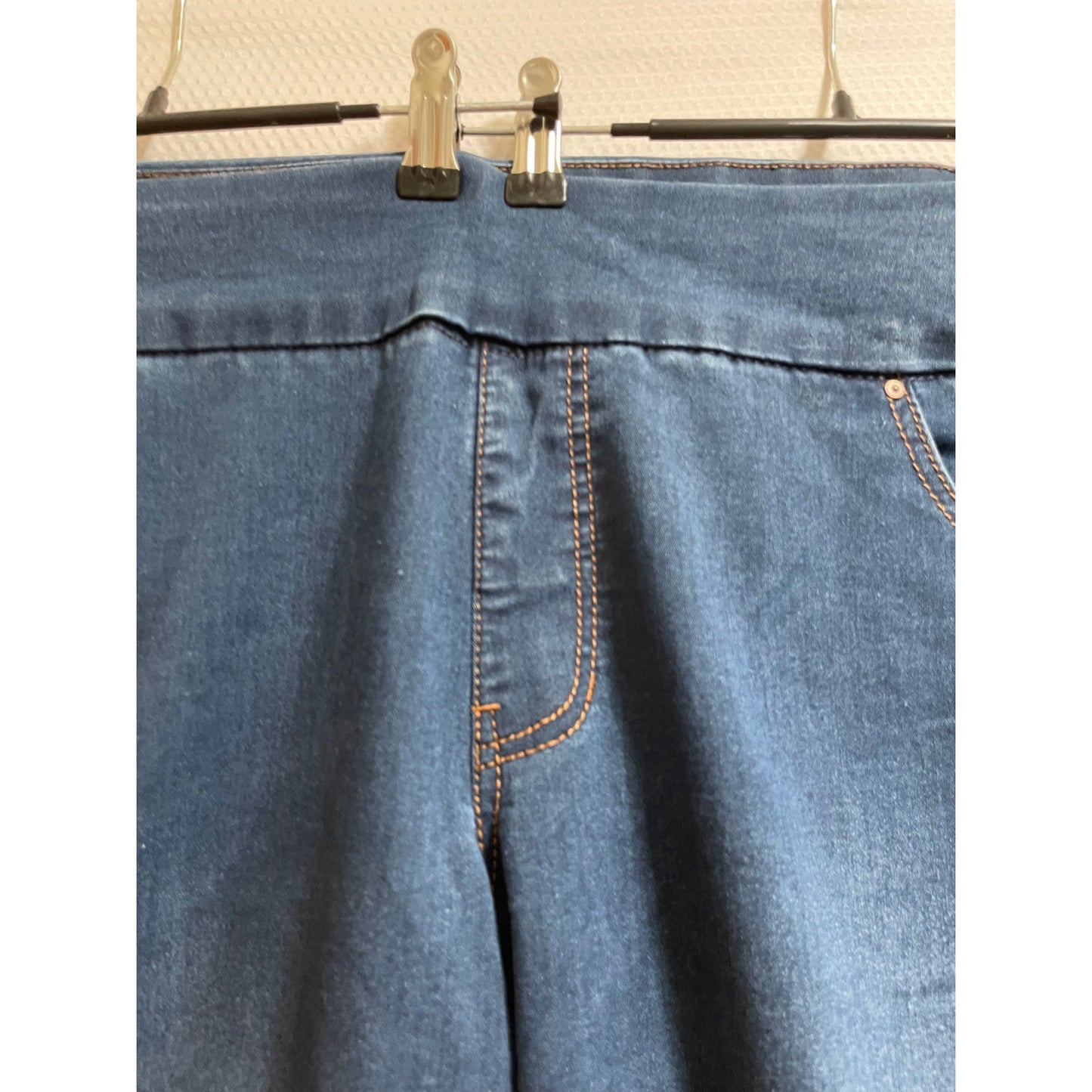 Faded Glory Stretch No Button Skinny 22W Blue Jeans - Women's