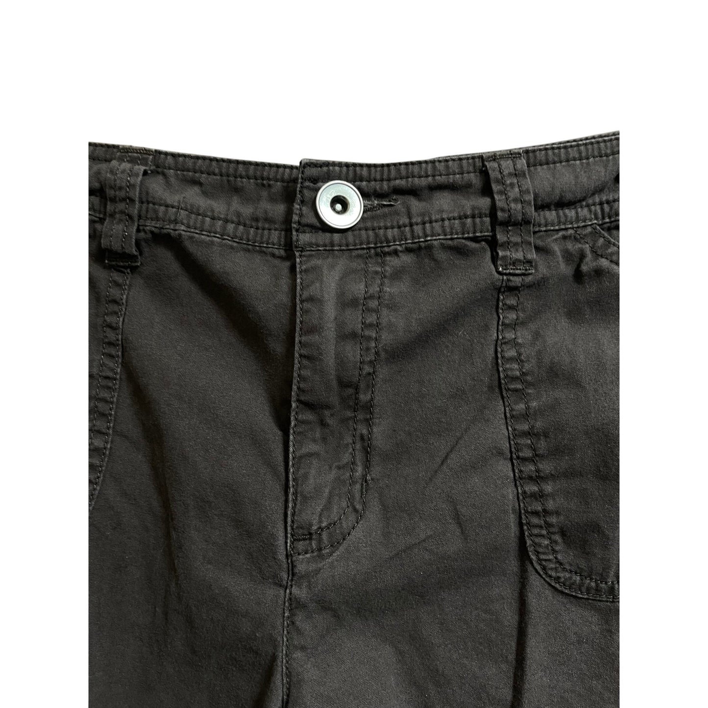 Khakis & Co Brown Size 6 Women's Shorts - Button & Zip Closure