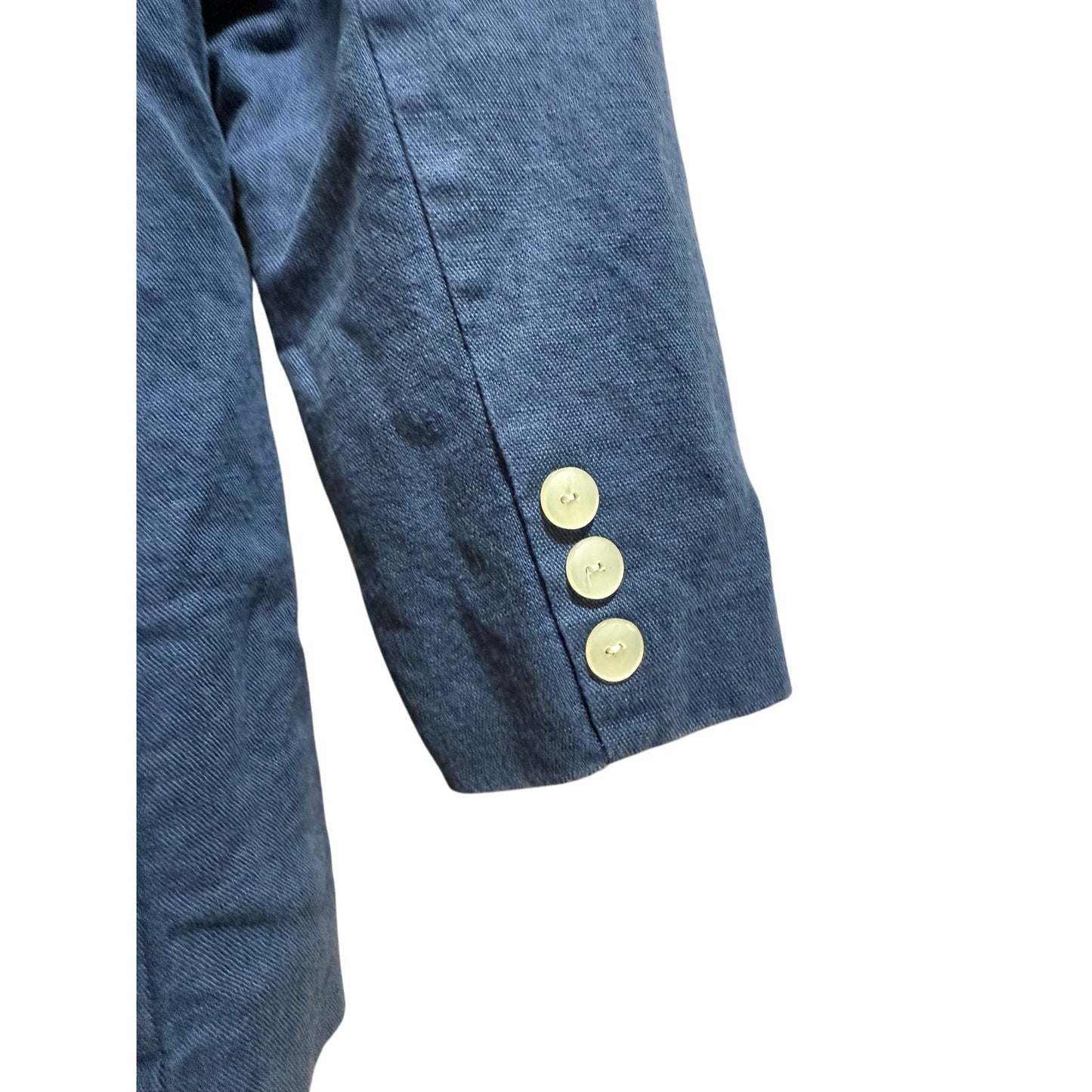 Vintage GAP Blazer - Linen & Cotton Blend - Blue