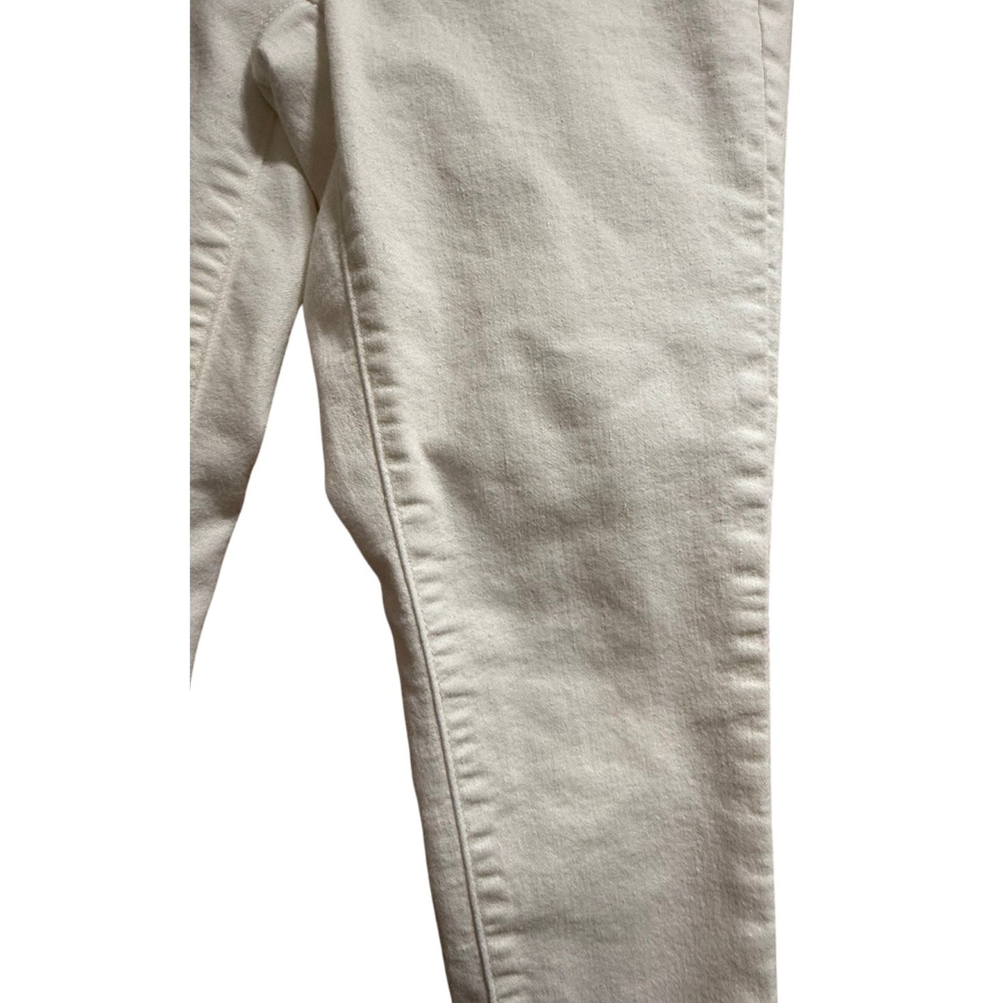 Mossimo Mid-Rise Jegging White Denim Jeans - Stretch - Size 4