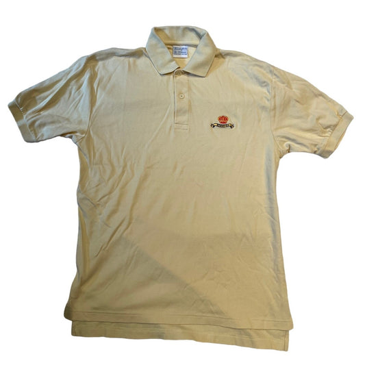 Vintage Trimingham's Bermuda 100% Cotton Medium Yellow Polo Shirt