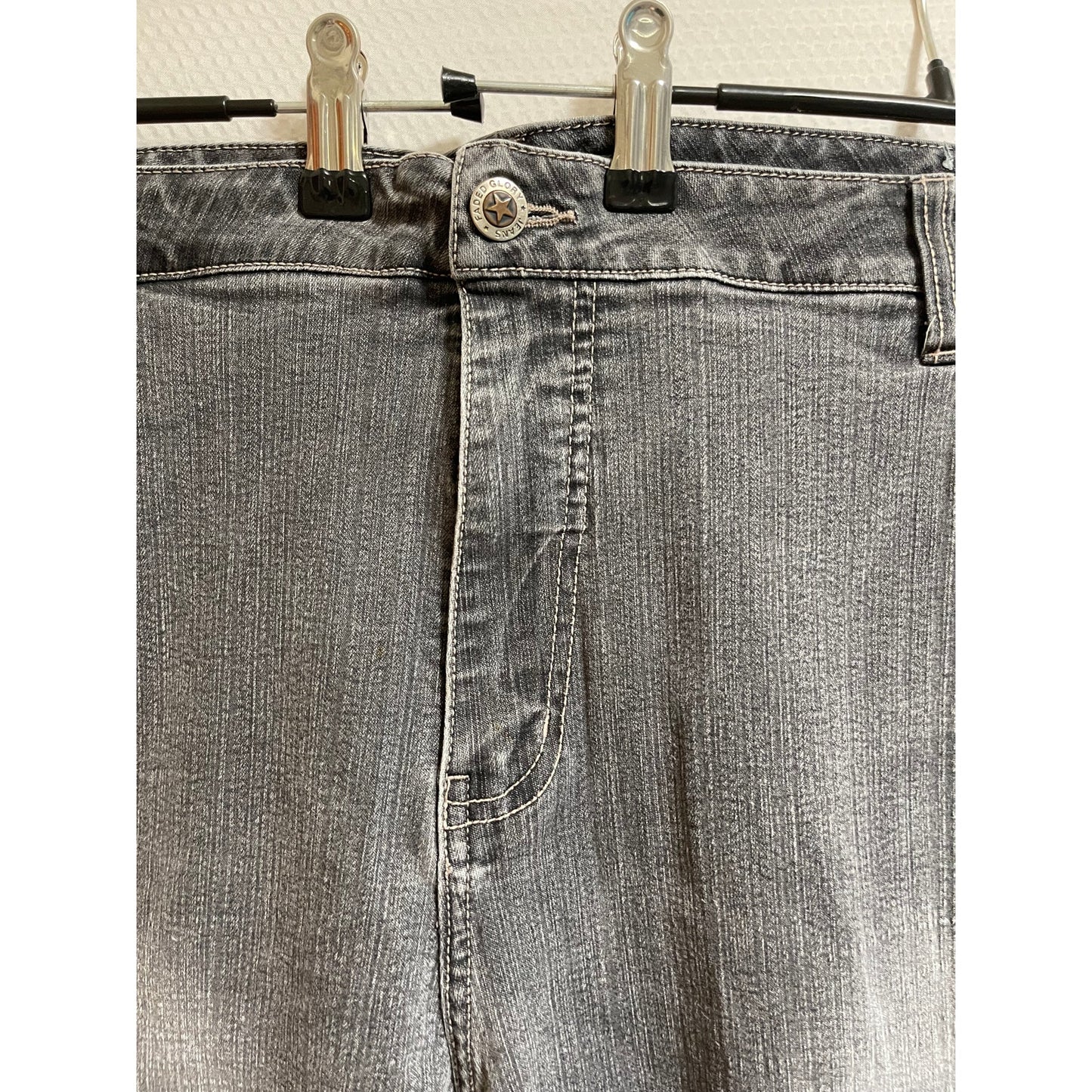 Faded Glory Stretch Women's Size 24 Gray Jeans