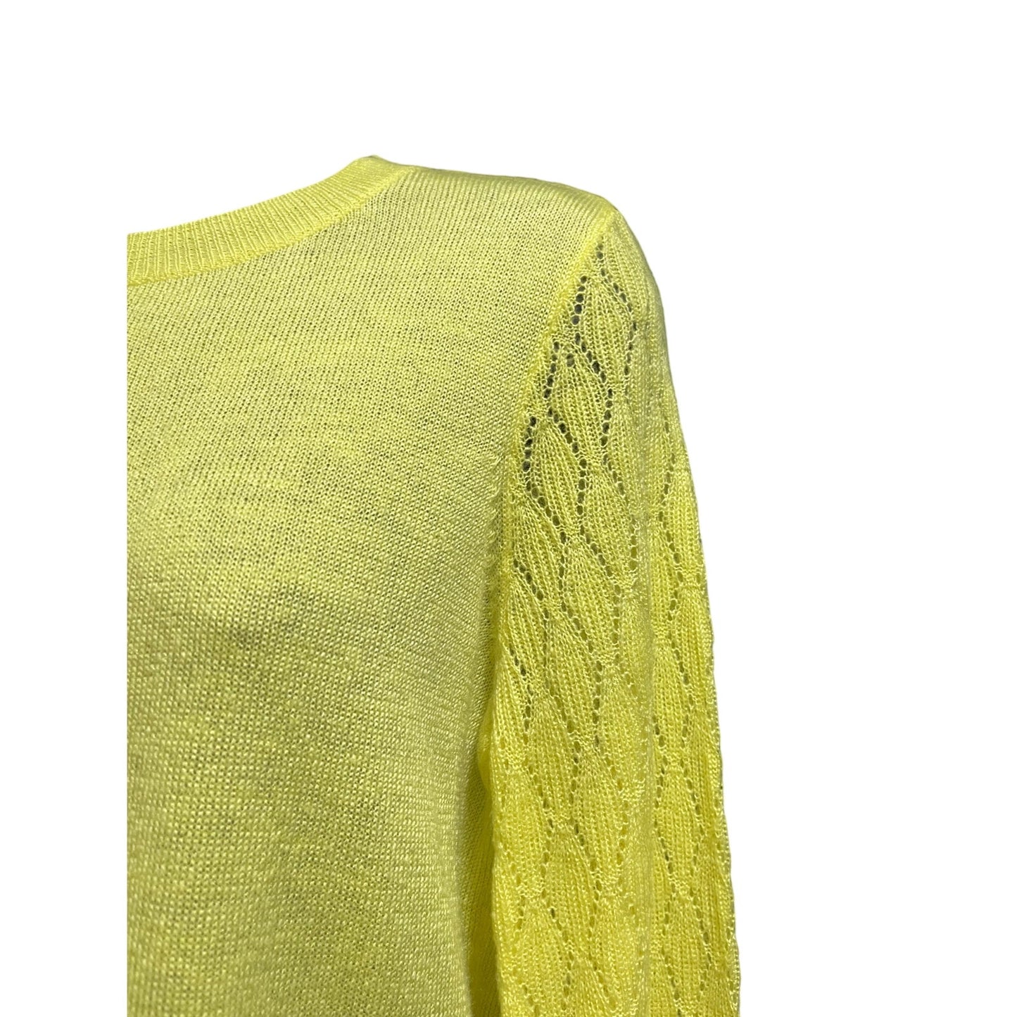 NWT Style & Co Women's Yellow Knit Sweater - Size Small