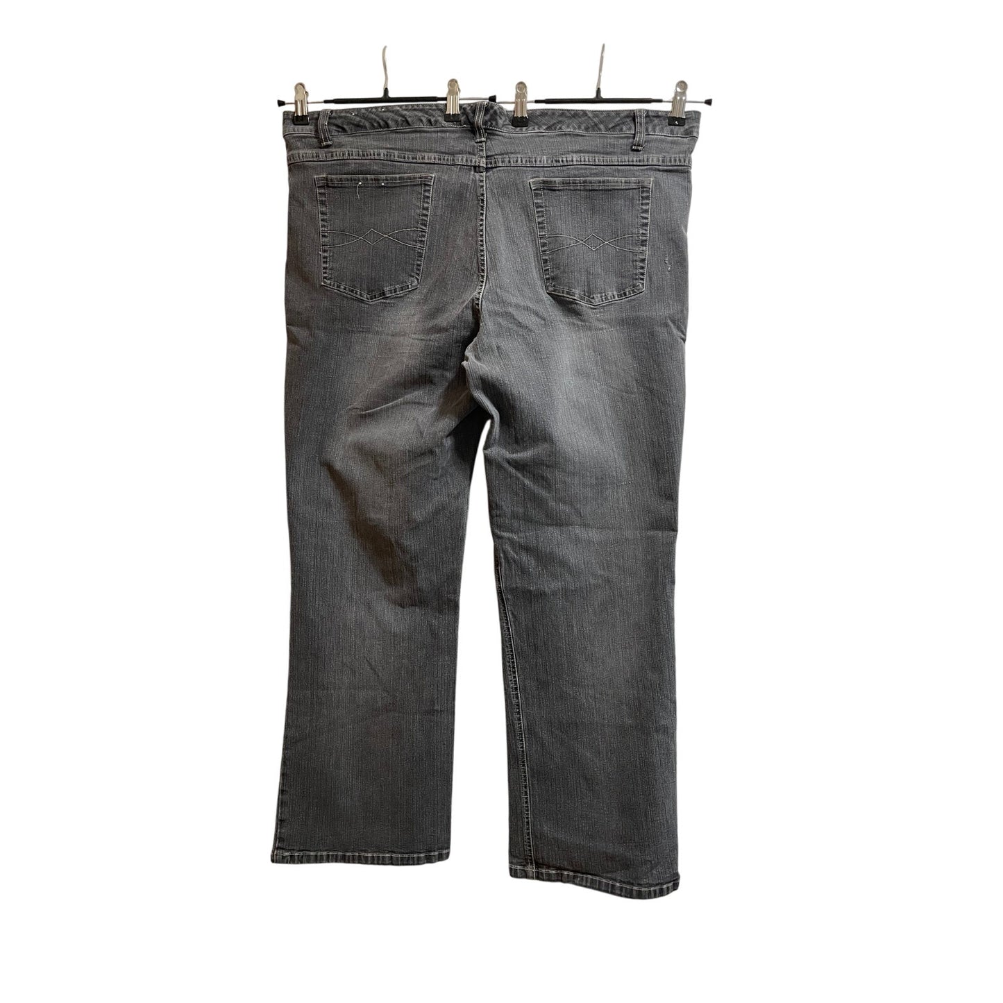 Faded Glory Stretch Women's Size 24 Gray Jeans