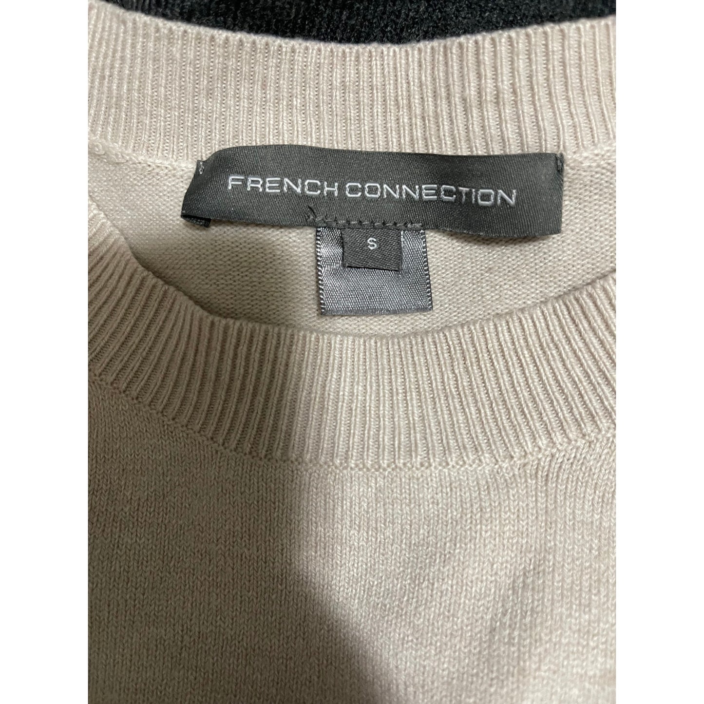 French Connection Men's Size Small Striped Color Block Sweater