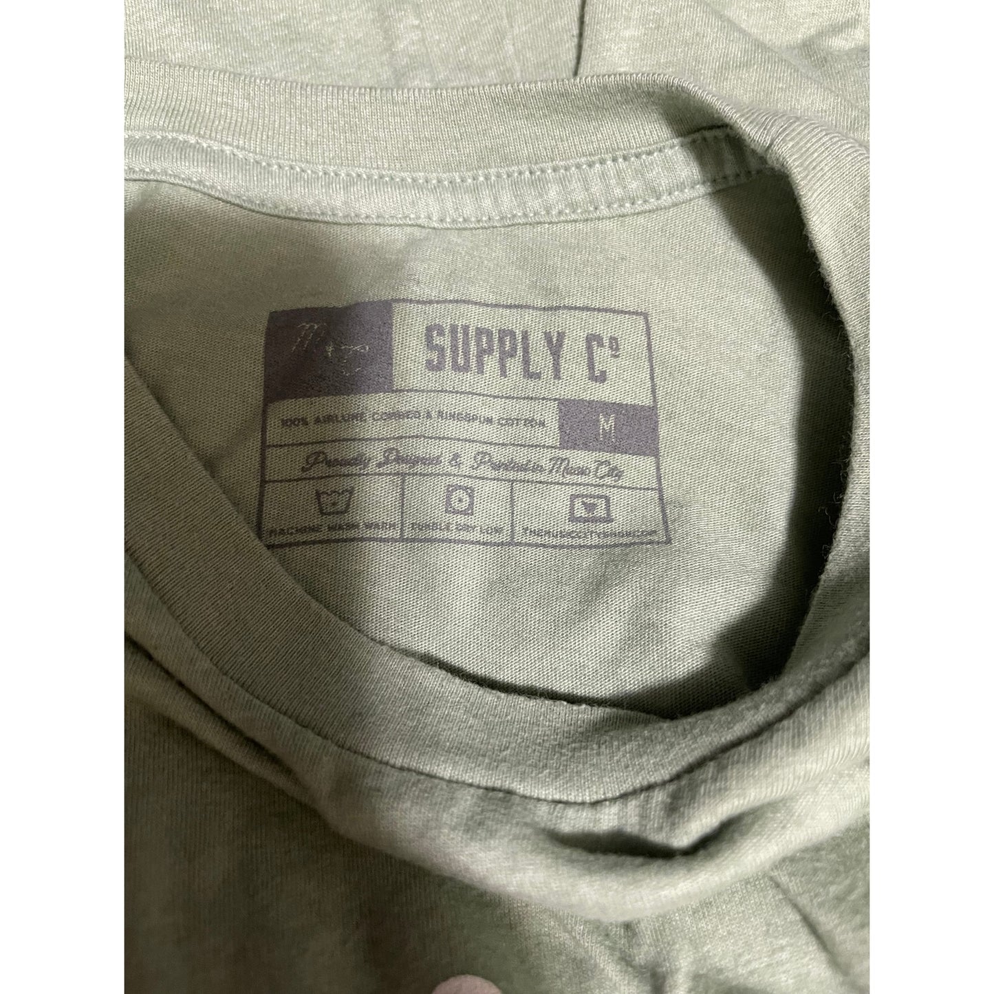 Music City Supply Co Nashville TN Super Soft Green Short Sleeve - Medium