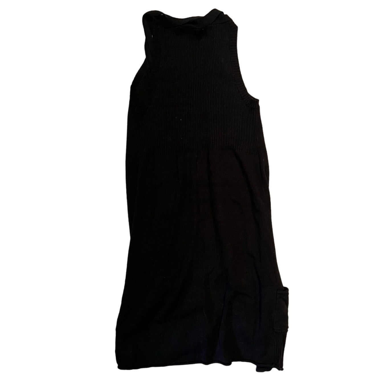 Arden B . Sweater Sleeveless Cardigan - Black - Size S Petite - NWT