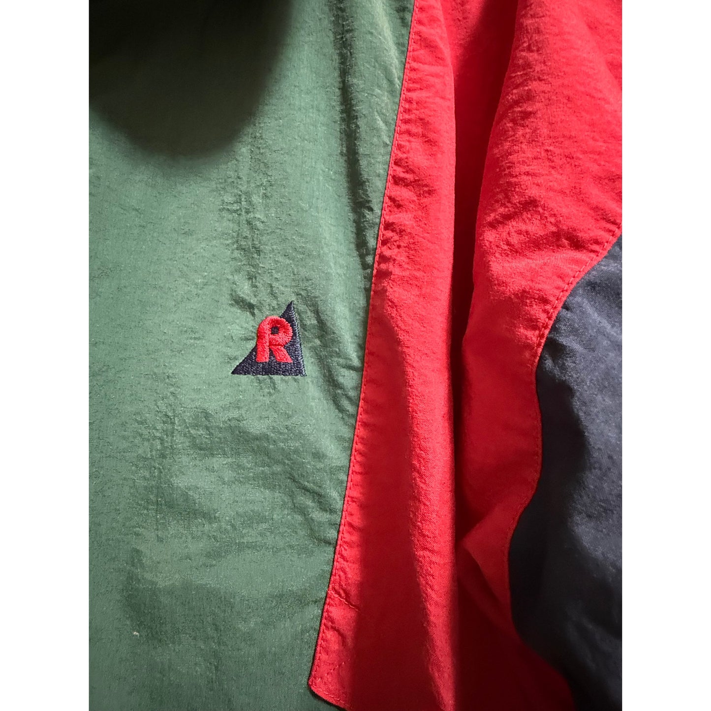 Vintage Riddell Color Block Nylon Windbreaker Jacket - Medium