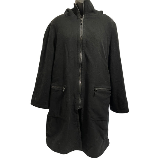 Marc Jacobs Black Hooded Sweatshirt Jacket - Heavy - Long Full Zip