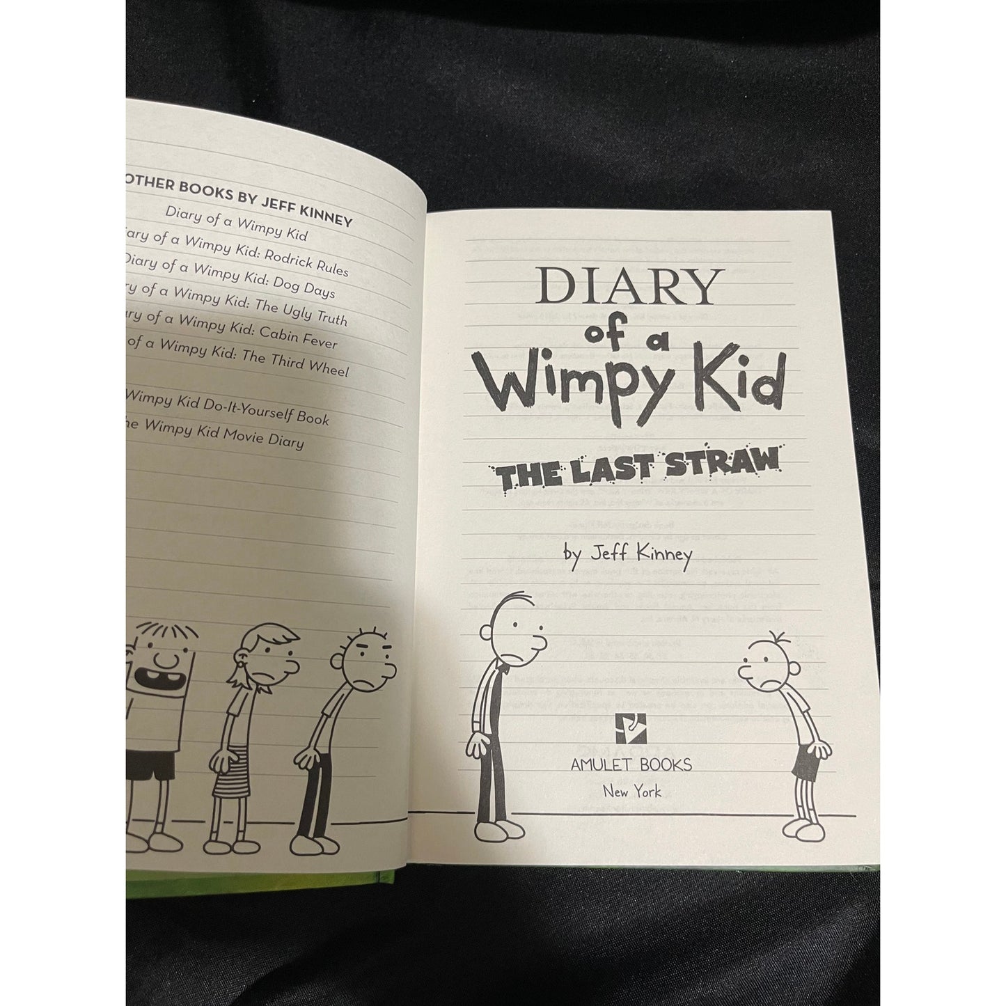 Diary of a Wimpy Kid - The Last Straw - Hardcover - VERY GOOD - Jeff Kinney