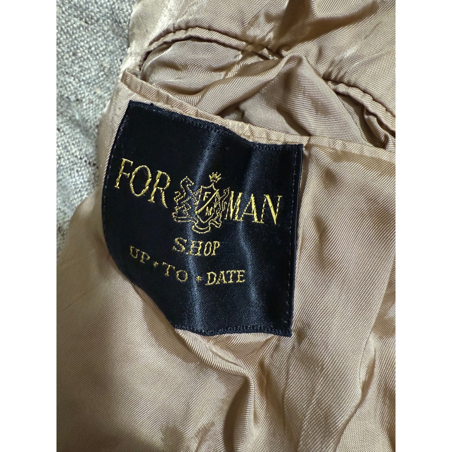 Vintage Calvin Klein Cream Tweed Blazer Classic Sport Coat