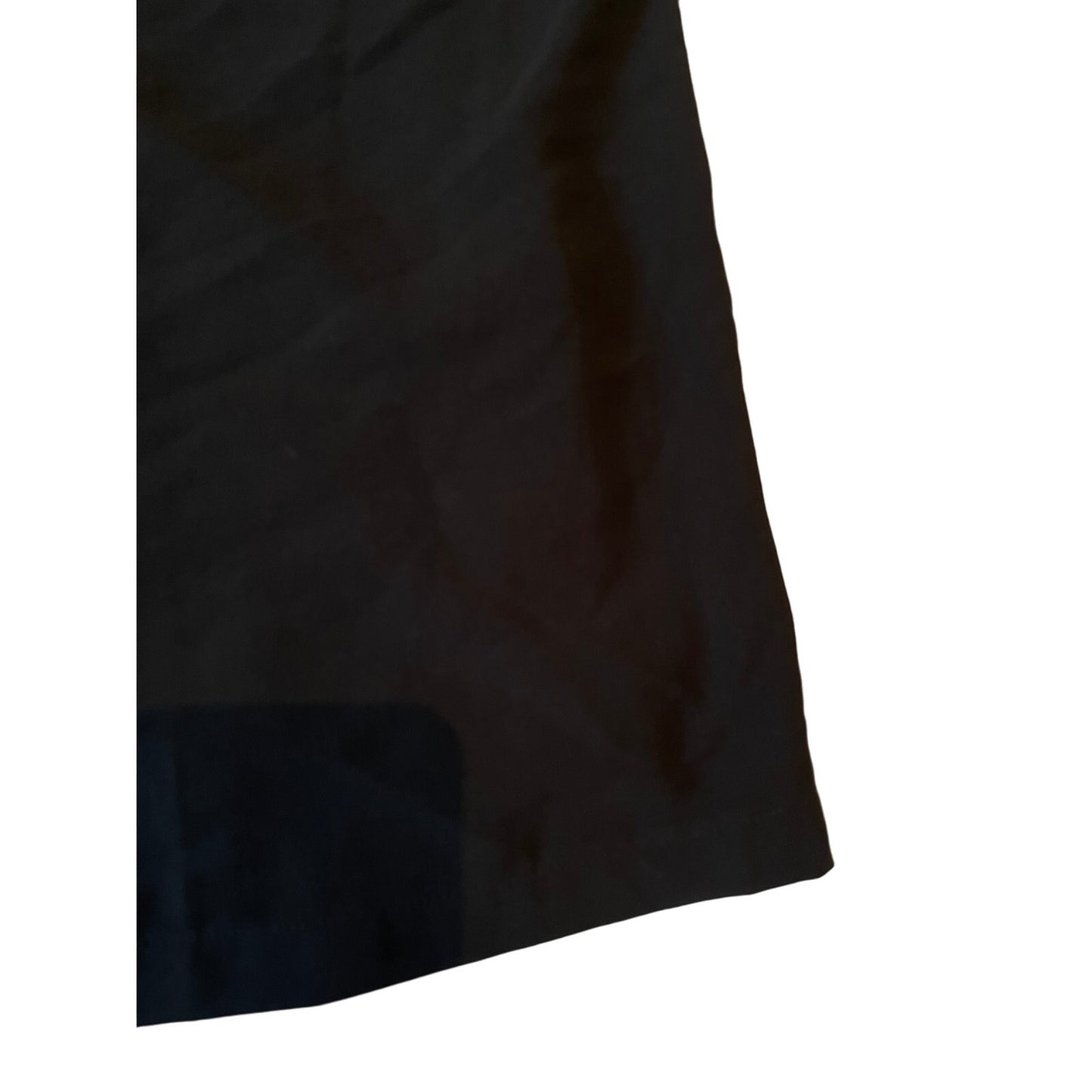 Unbranded Size Medium / Large Black Tank Blouse w/ Brown Buttons