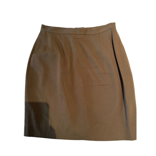 Jones New York - Pea / Olive Green - Lined Pencil Skirt - Size 10