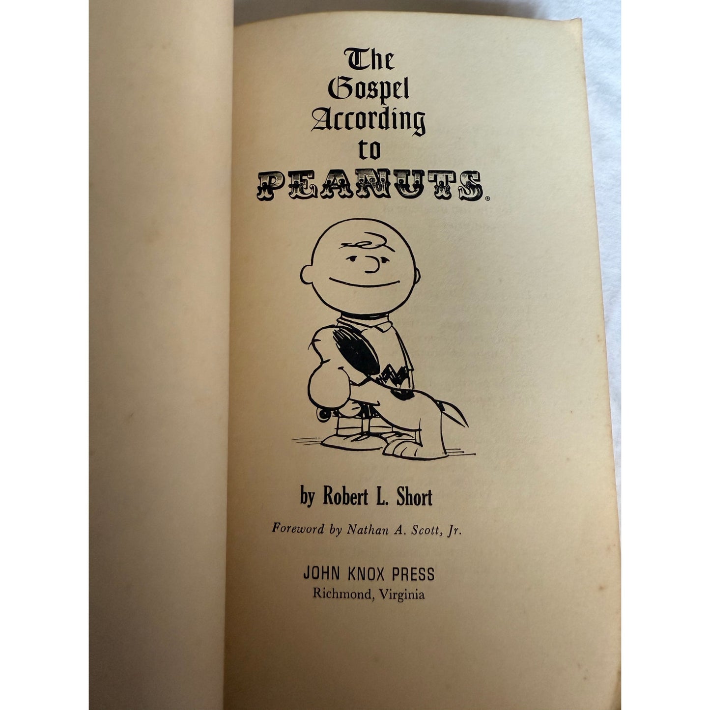 The Gospel According to Peanuts 1965 (8th Printing) Charles Schulz Paperback