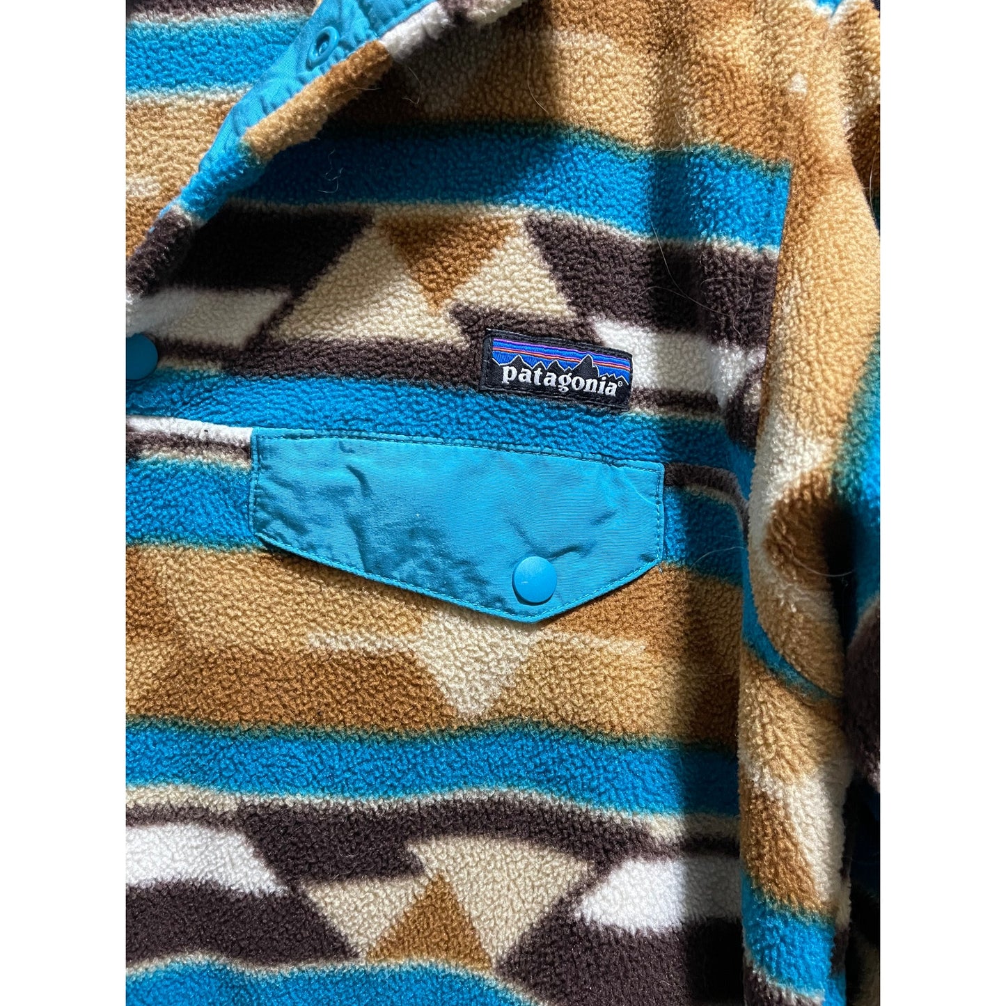 Patagonia Synchilla Aztec Tribal Rare Fleece Pullover - Medium