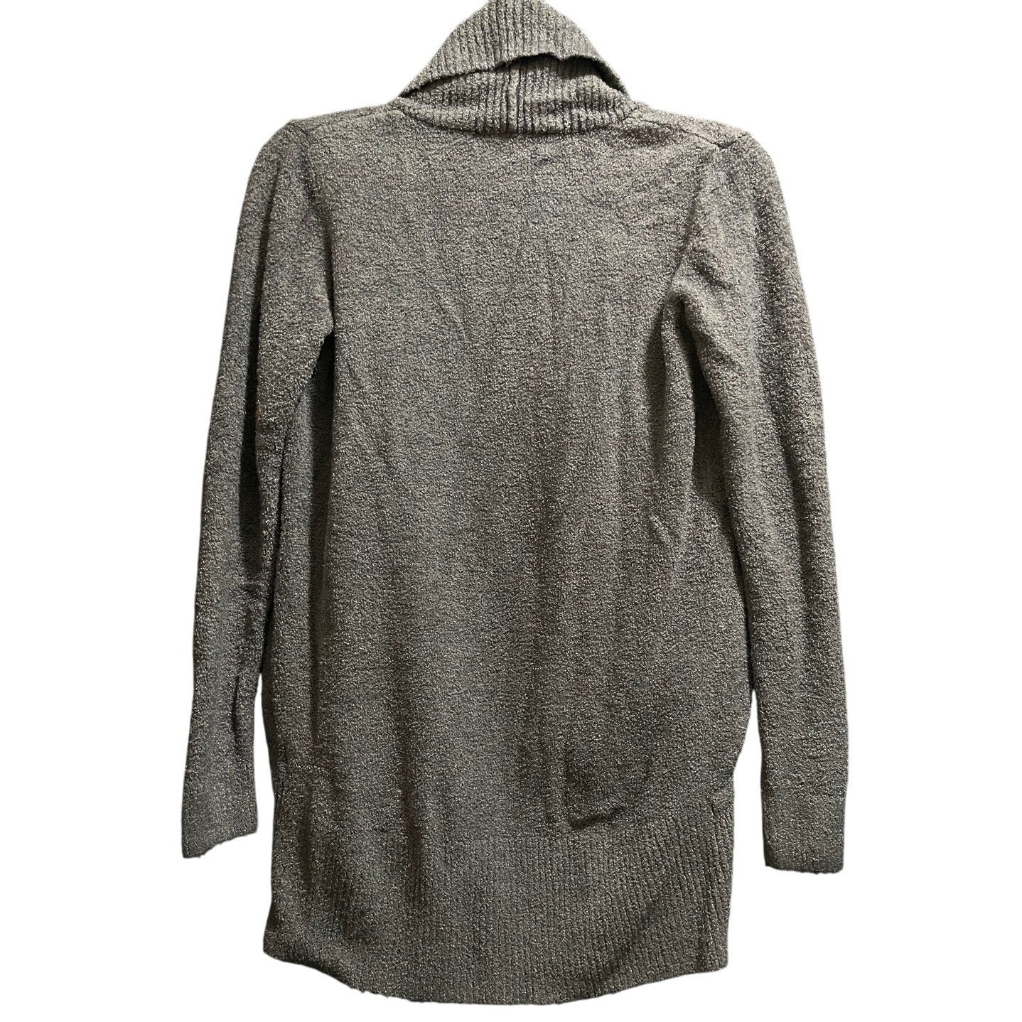 Barefoot Dreams CozeChic Light Dark Gray XS/S Open Cardigan