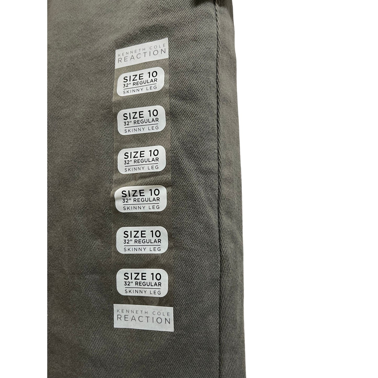 Kenneth Cole Reaction Skinny Leg Size 10 Grey Jeans - NWT - $79.50 MSRP