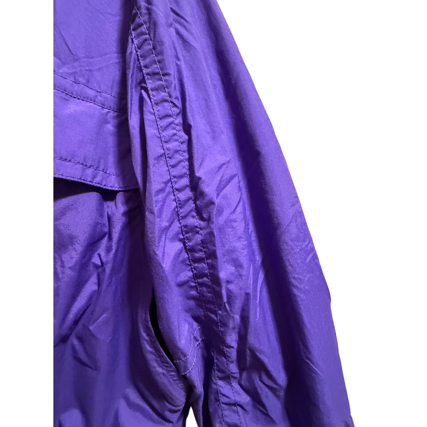Vintage CB Sports Purple & Green Nylon Windbreaker - Full Zip - Large