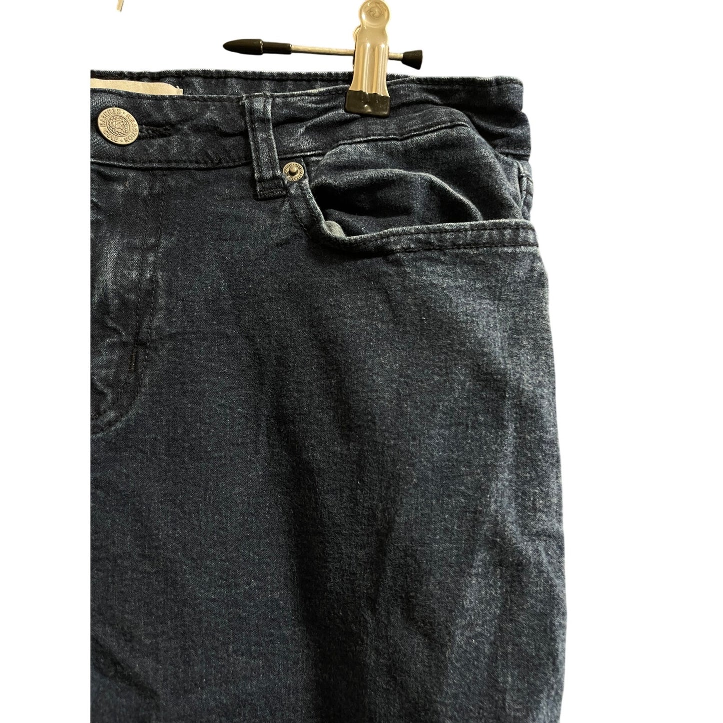 Kenneth Cole Reaction Straight Leg Size 10 Dark Wash Blue Jeans