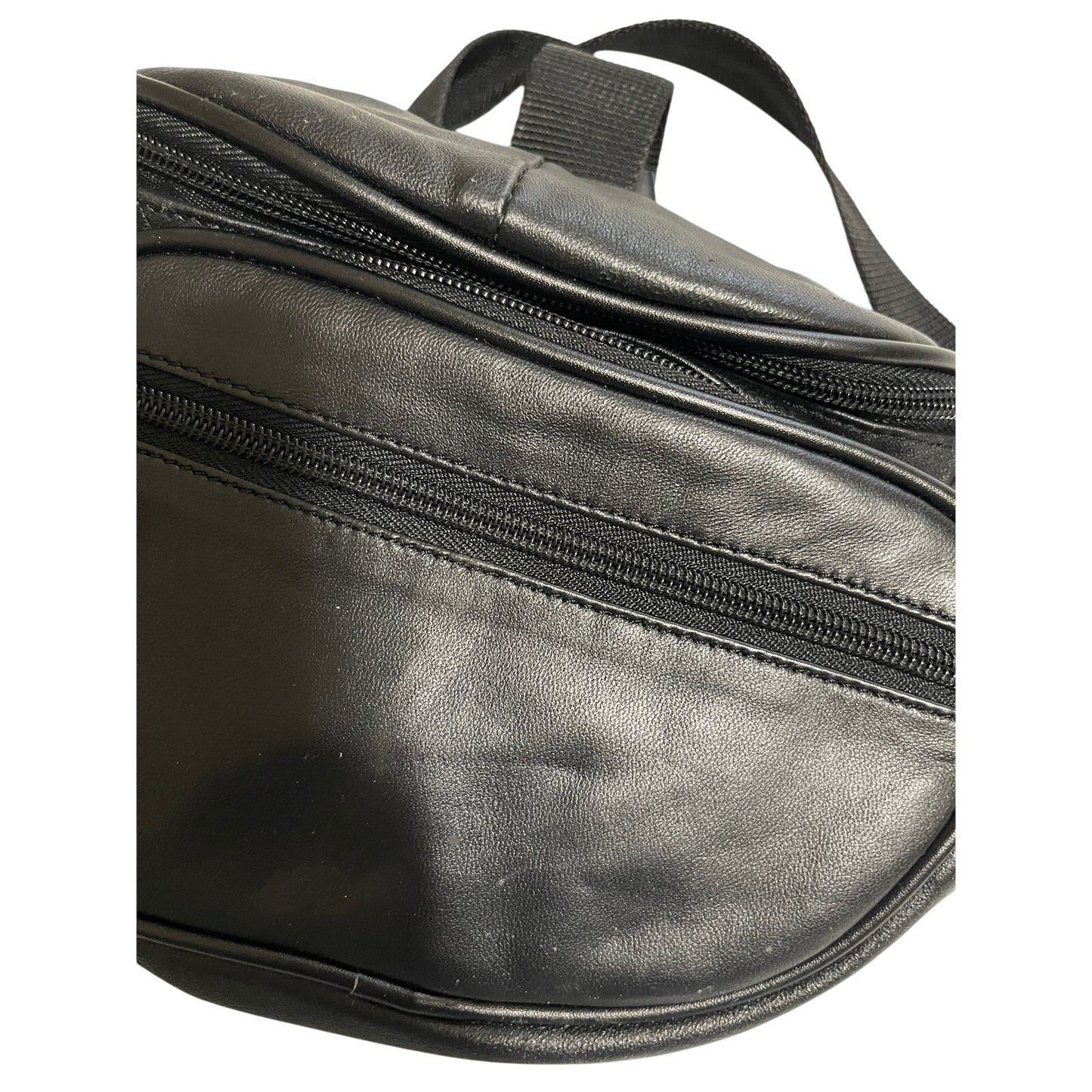 Travelon Black Unisex Fanny Pack - Multi Pocket - Adjustable Waist