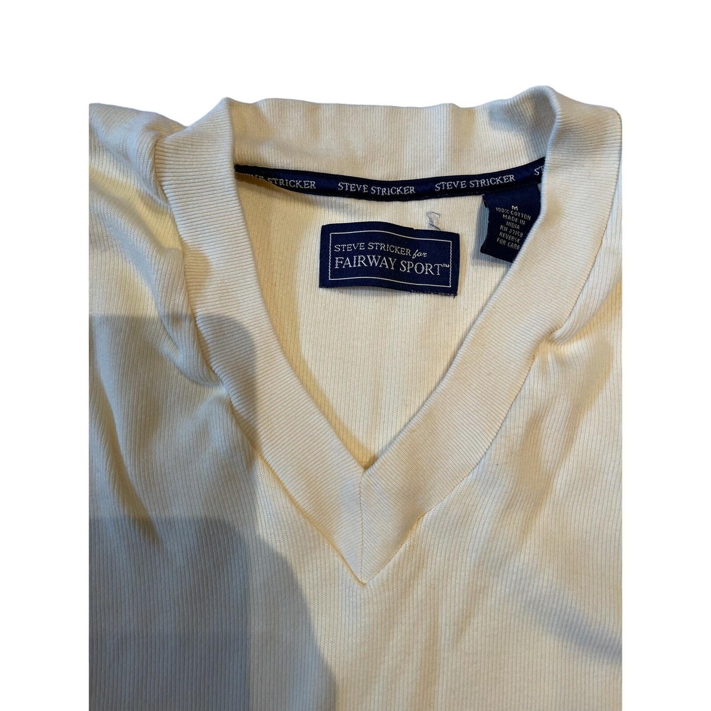 Steve Stricker for Fairway Sport Yellow Medium Sweater Vest - Golf