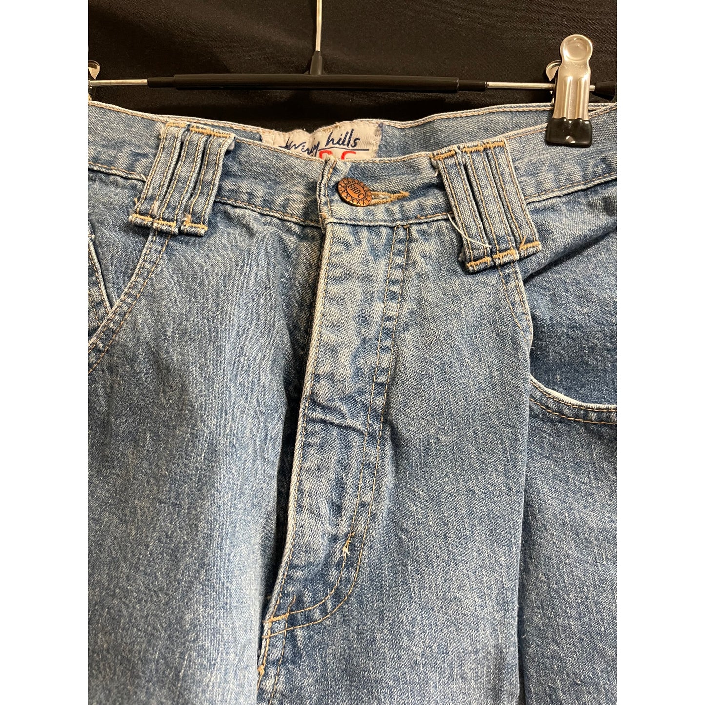 Vintage Beverly Hills Denim Company Mom Jeans - Broken Zipper - Small
