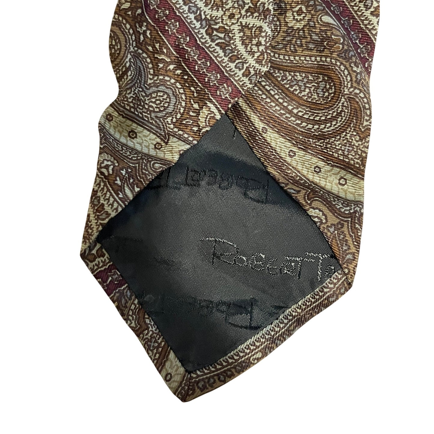 Vintage Robert Talbott Hand Sewn 100% Italian Silk Necktie Paisley Print
