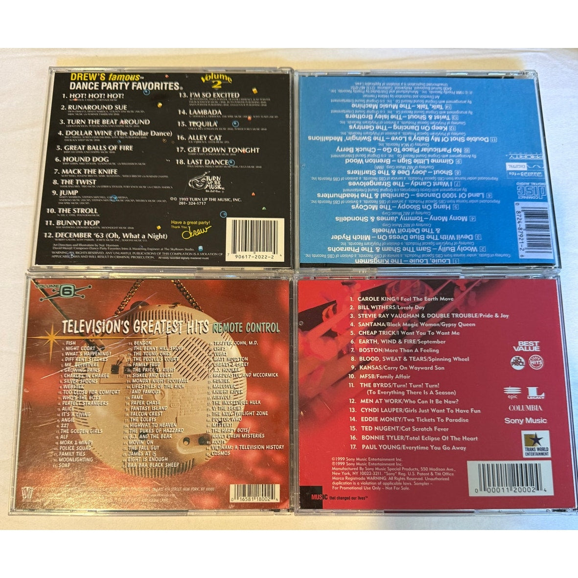 90's 00's Various Mix CD Album Bundle - 9 CD's - Dance, TV Hits, American Idol
