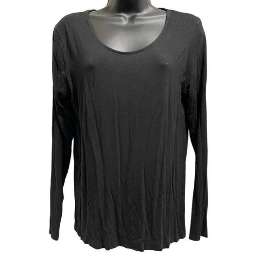 Mercer & Madison Black Lightweight Long Sleeve Shirt - Size Medium
