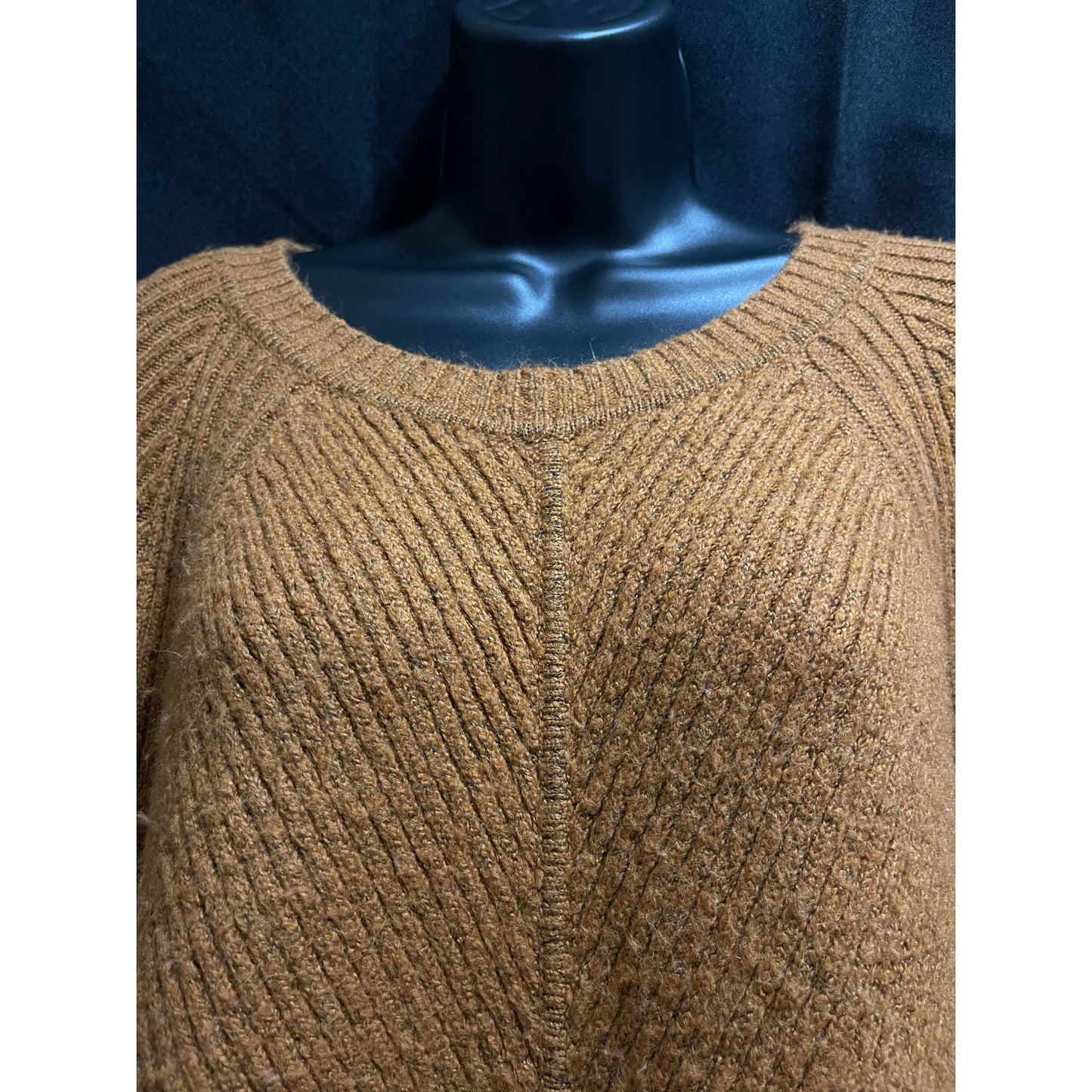 Ava & Viv Brown Long Sleeve Knit Sweater - Size 2XL
