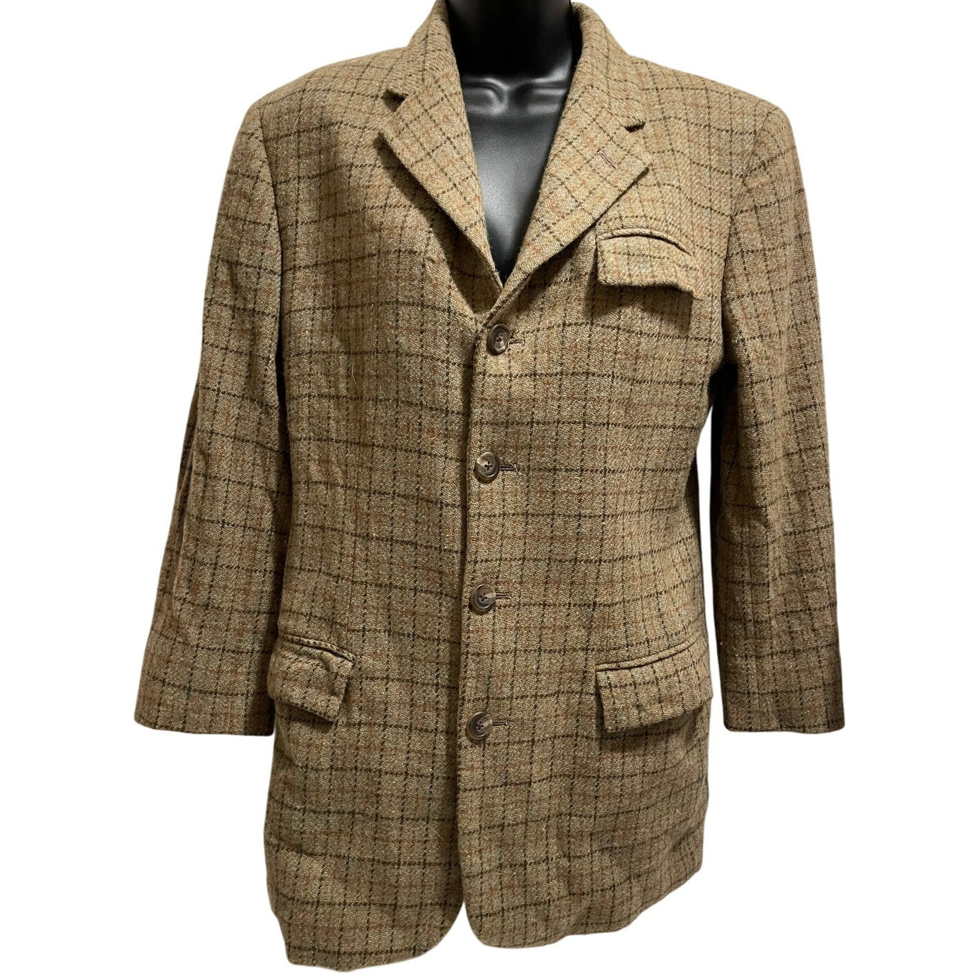 Vintage Ralph Lauren Blue Label 100% Wool Size 6 - 4 Button Blazer Jacket