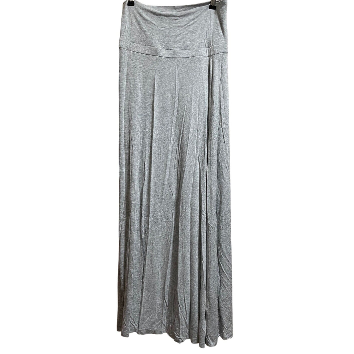 Lord & Taylor Light Gray Strapless Halter Maxi Dress - Small