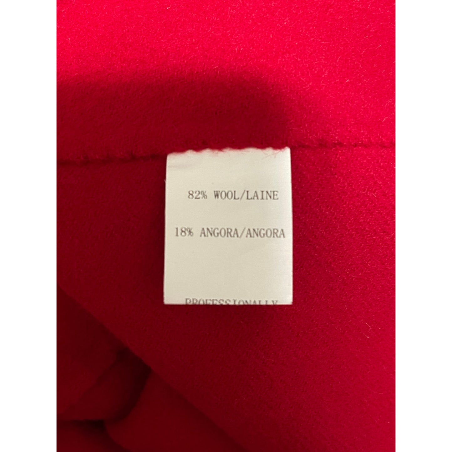 Lafayette 148 New York Red Size 10 Petite Wool & Angora Blazer