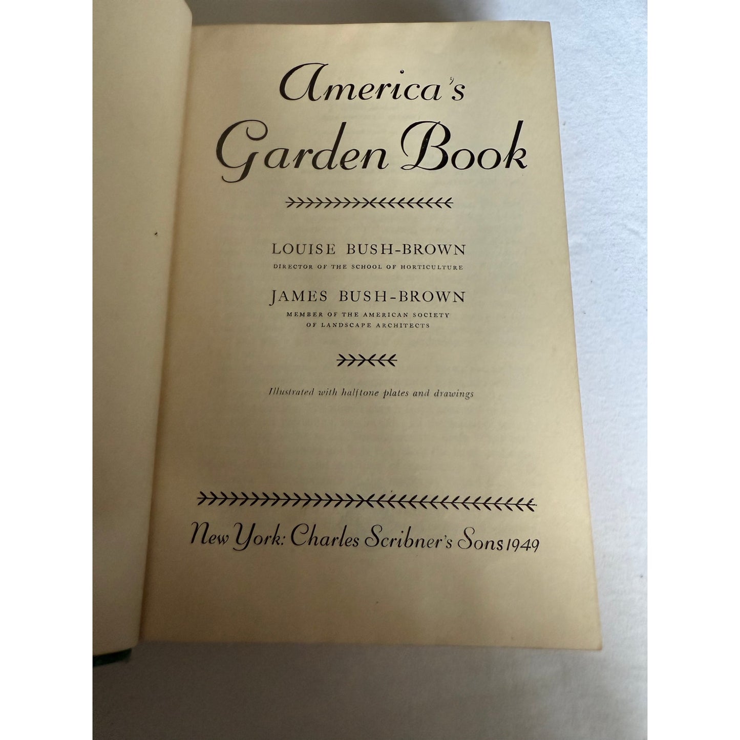 America's Garden Book (1949, Scribner) Louise Bush-Brown Hardcover