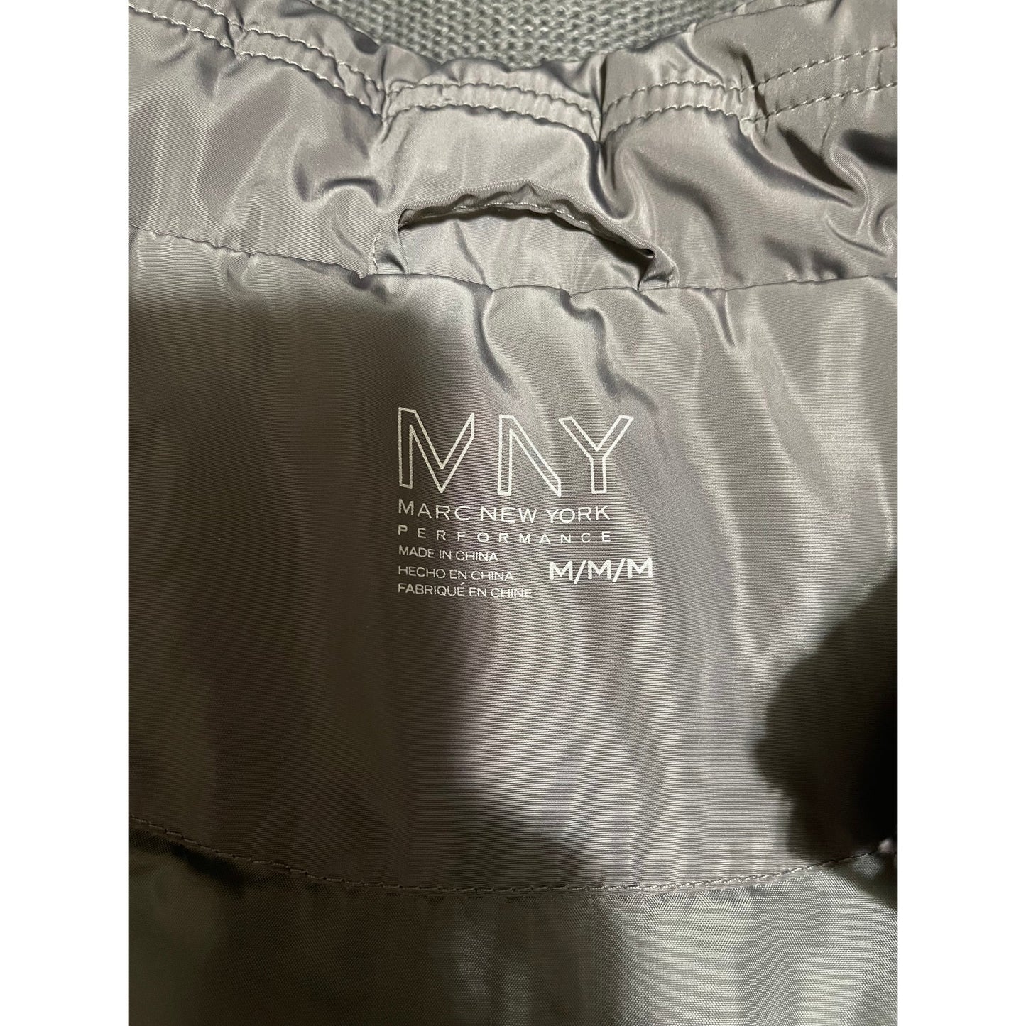 Marc New York Performance Gray / Greenish Puffer Vest - Women's Medium