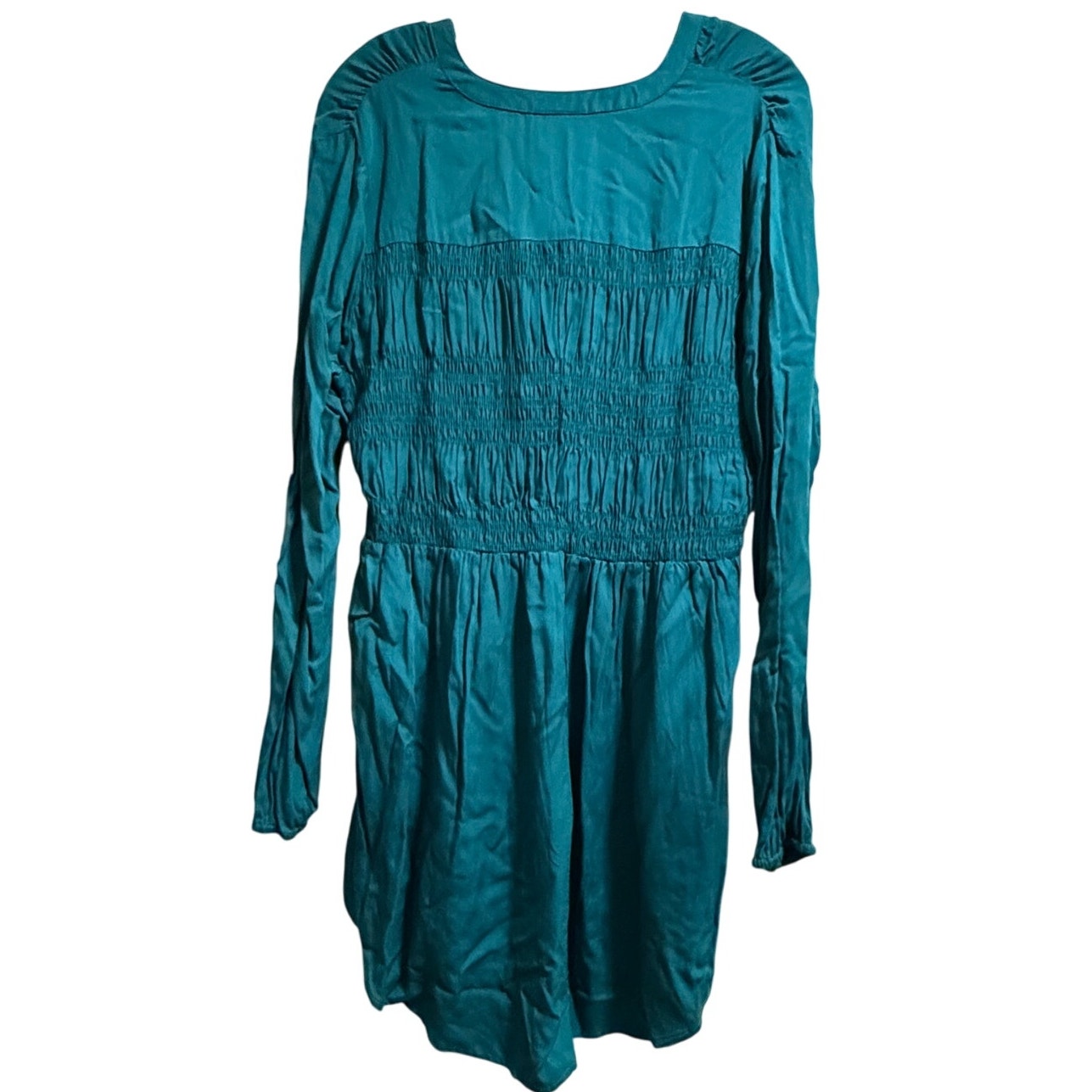 Torrid Teal Green Long Sleeve Boho Blouse - Size 0 - Large - NWT