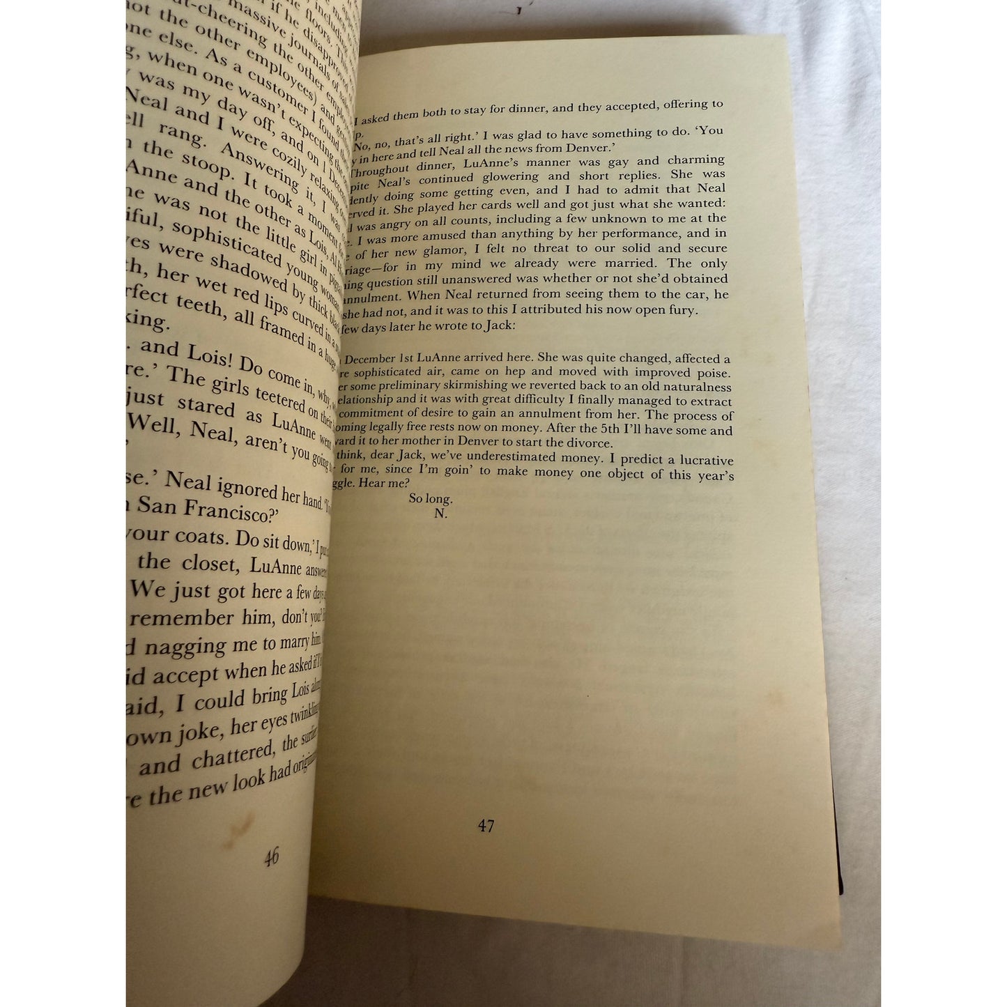 Off The Road - Carolyn Cassady - Kerouac - 1st US Edition - 1990 - Hardcover