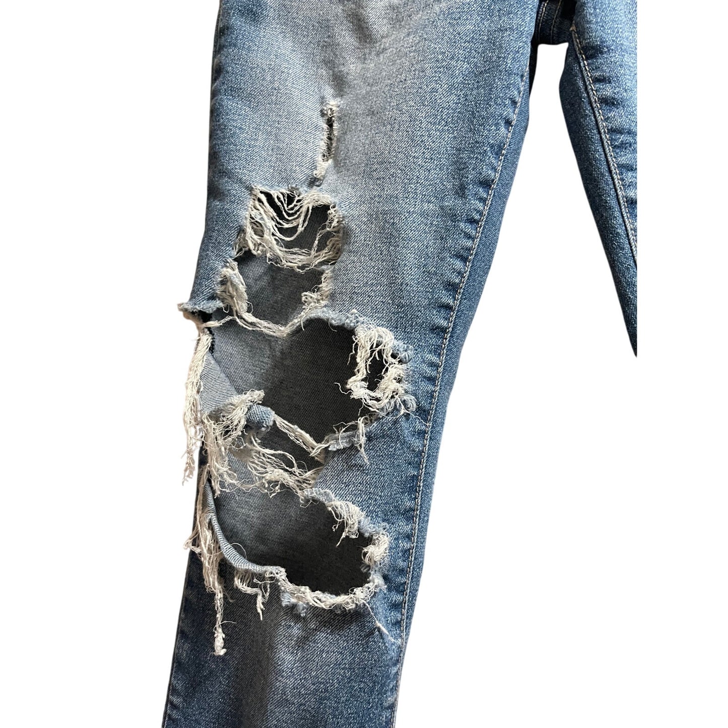 Pistola Size 25 Distressed Frayed Hem Denim Jeans