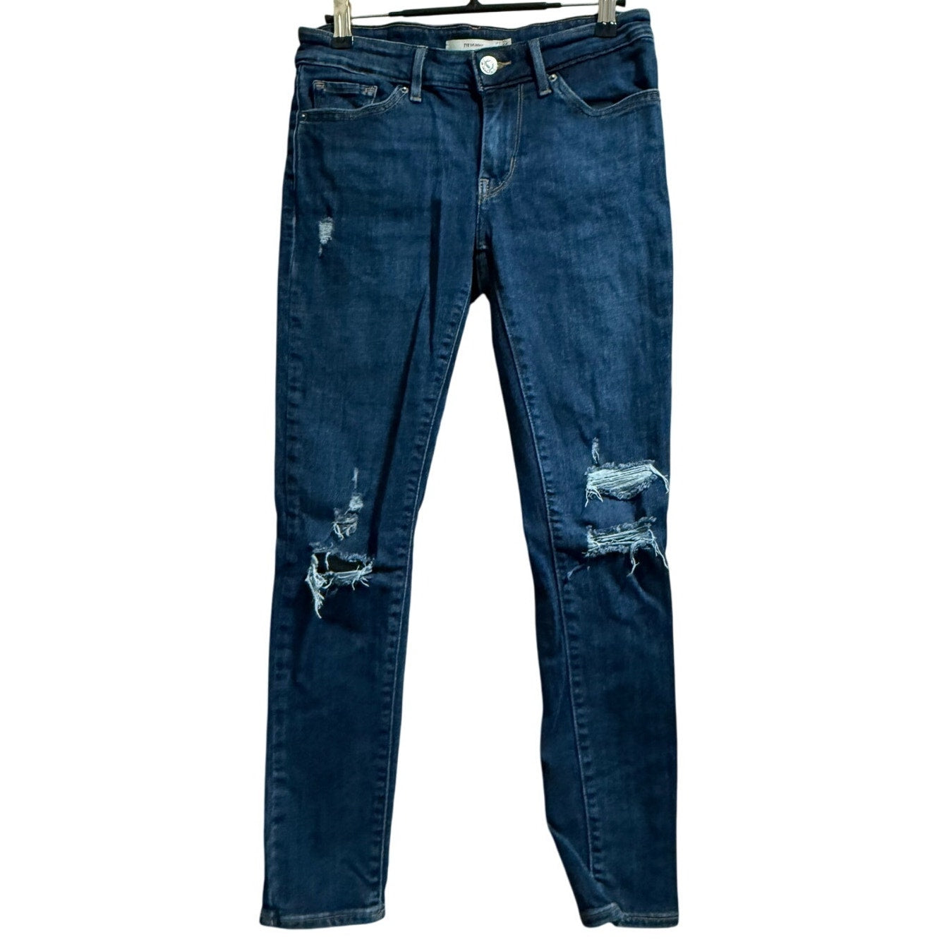 Levi's 711 Skinny Distressed Denim Jeans - Size 25