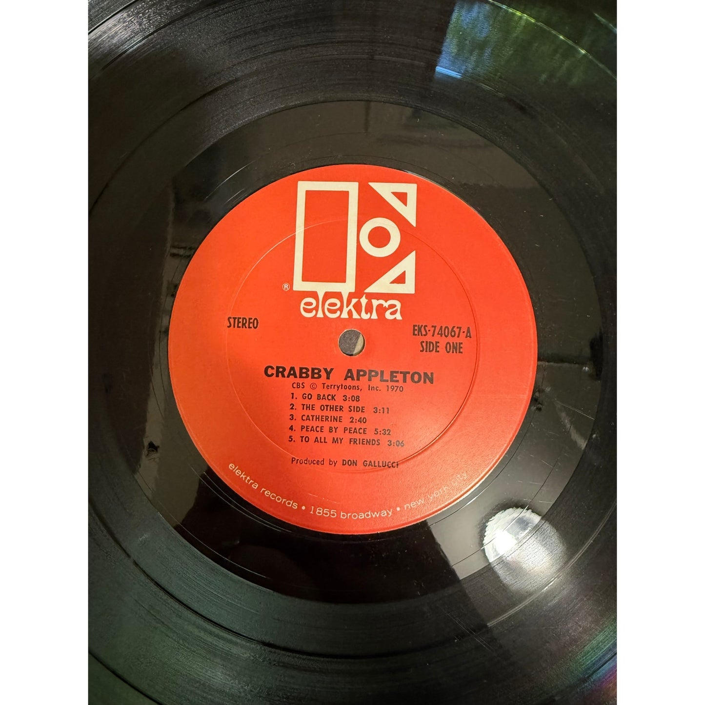 Crabby Appleton Self Titled LP 1st Press 1970 Elektra