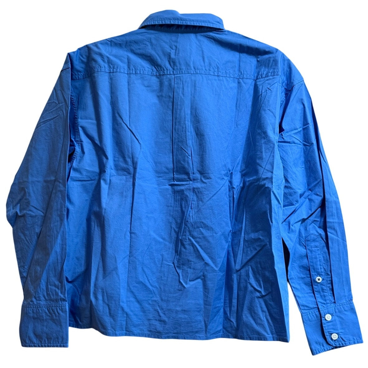 J.Crew Blue Cropped Button Up Collared Shirt - Size 2 - NWT - $89.50 MSRP