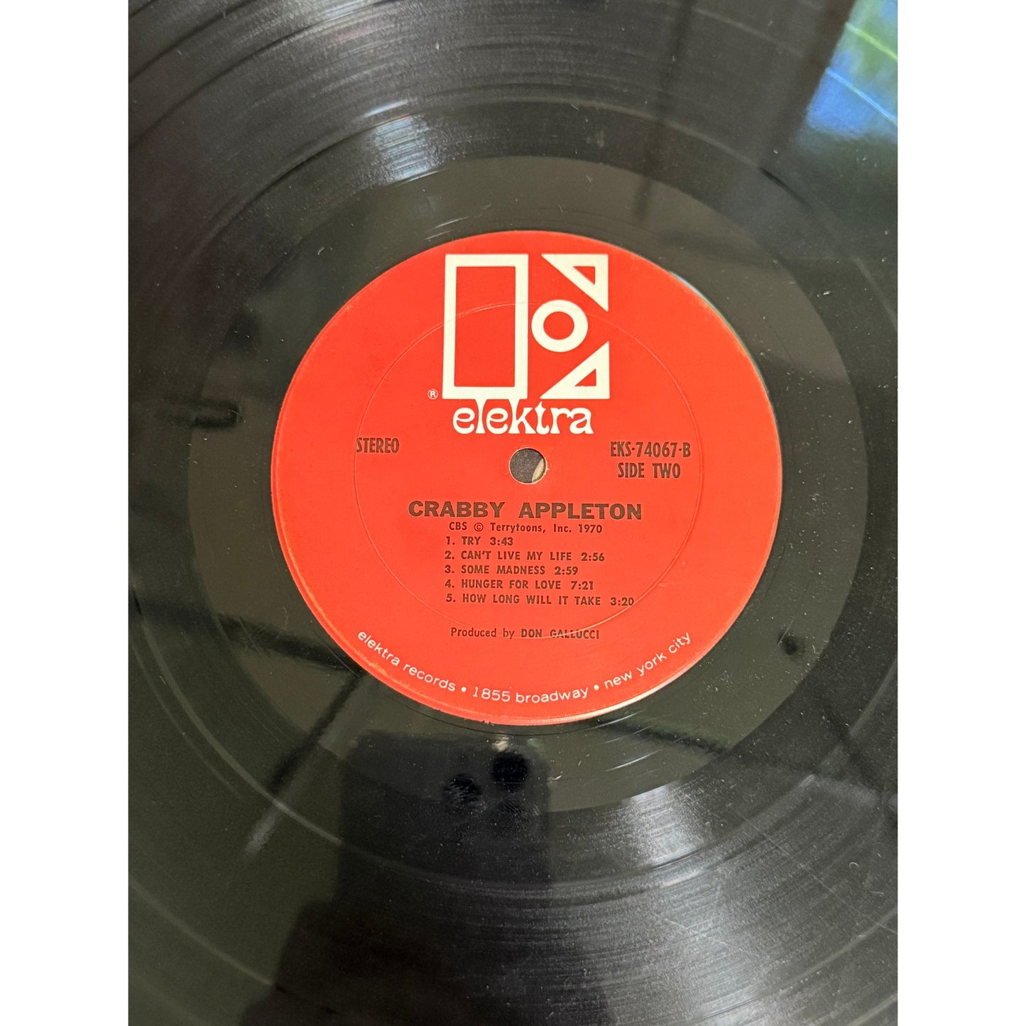Crabby Appleton Self Titled LP 1st Press 1970 Elektra