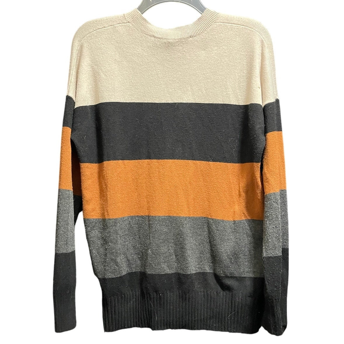 French Connection Men's Size Small Striped Color Block Sweater