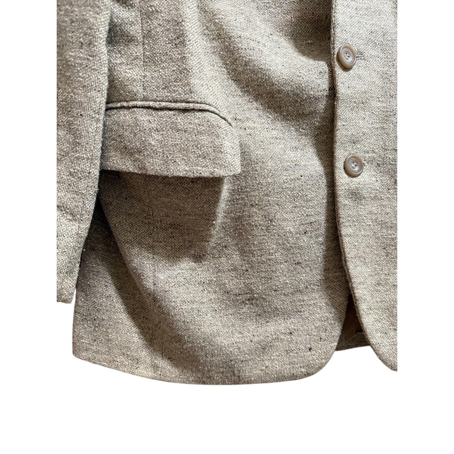 Vintage Calvin Klein Cream Tweed Blazer Classic Sport Coat