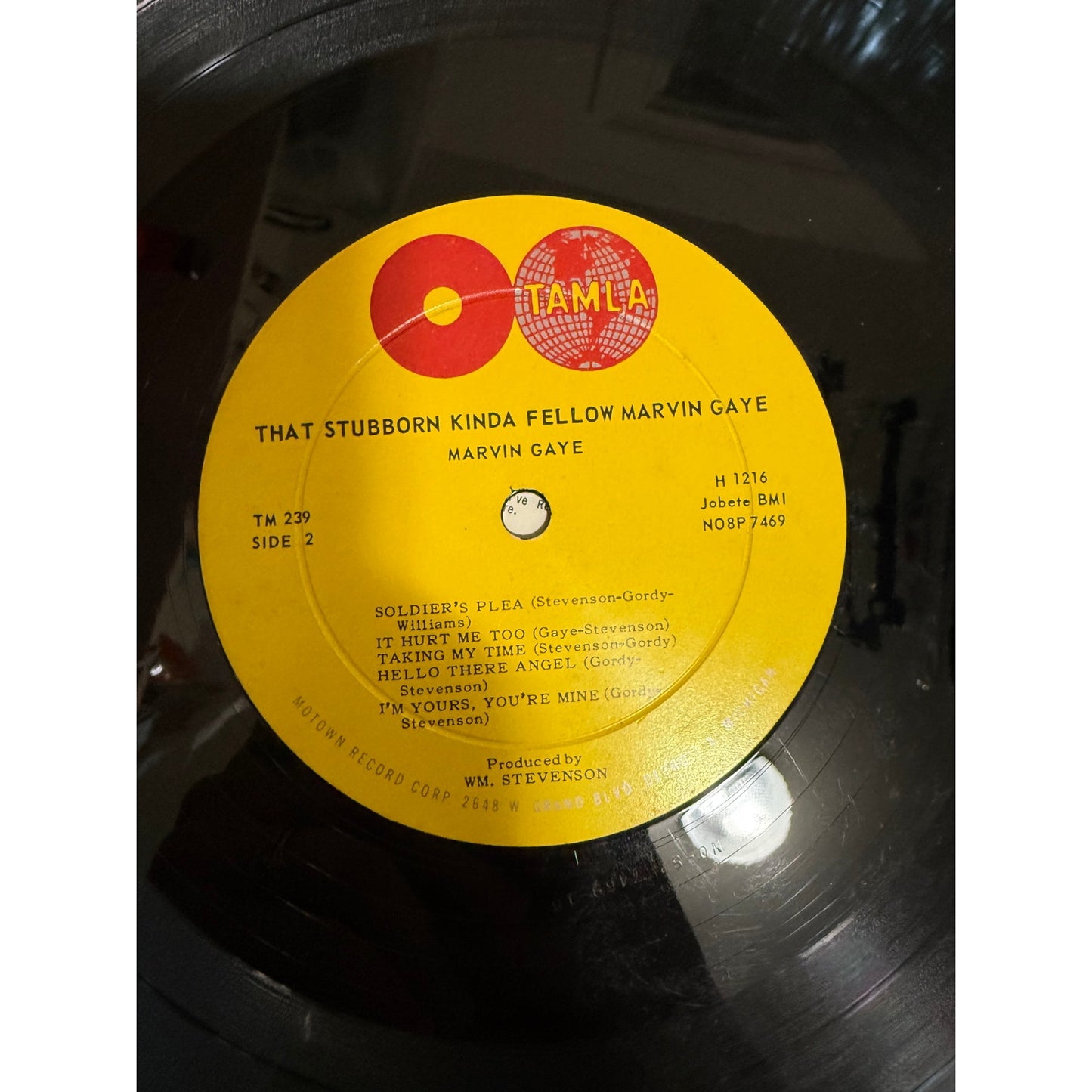 Marvin Gaye That Stubborn Kinda Fellow 1963 Pressing TM-237 - 12" Vinyl